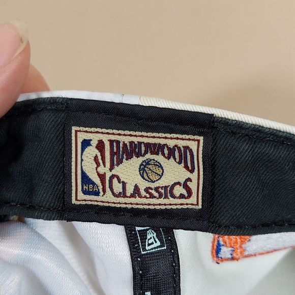 Vtg New York Knicks AJD Snapback Hat 90's Rare Large Logo Throwback Blue Tint - Picture 7 of 10